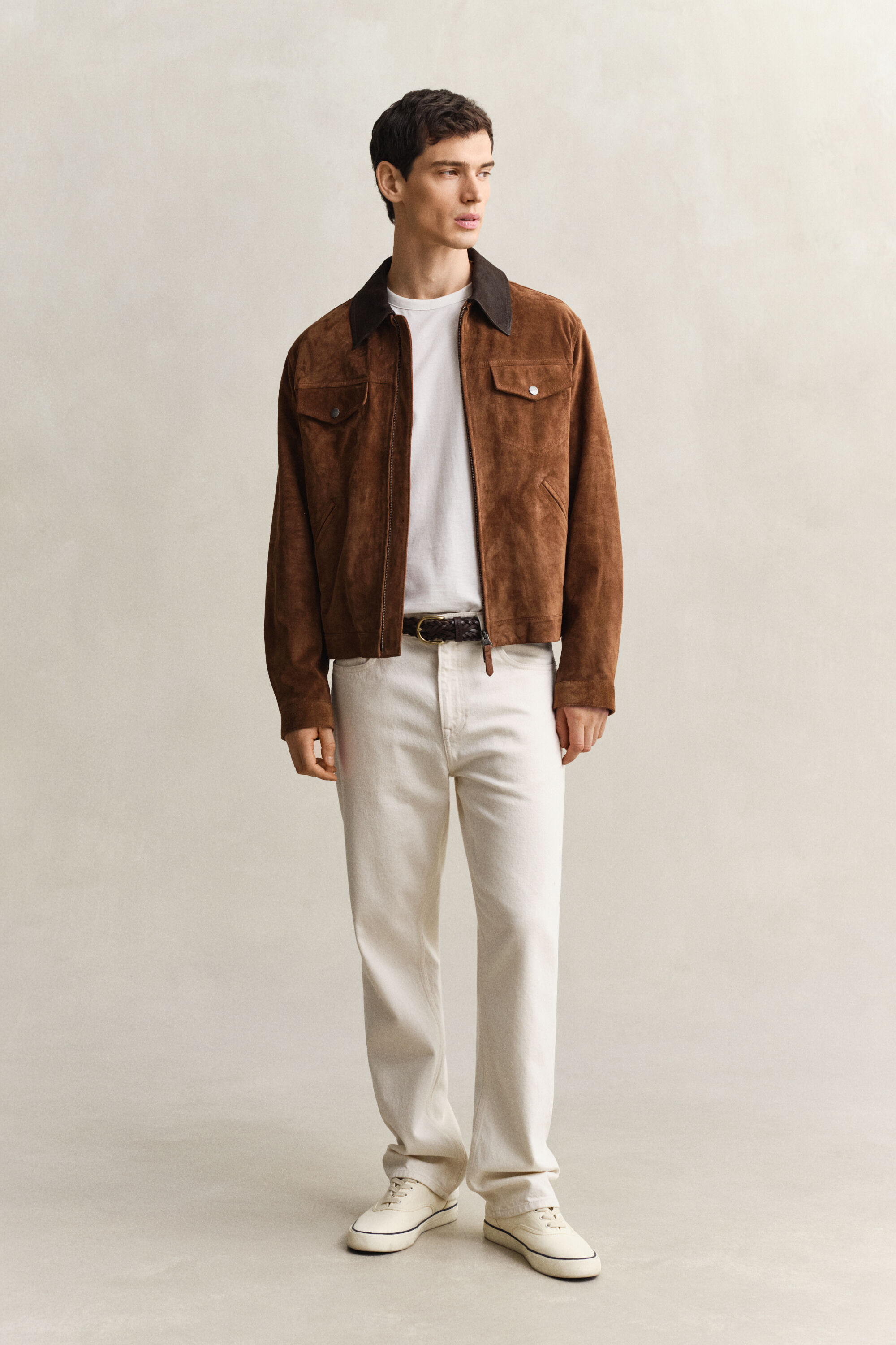 Calças de ganga Ecru straight fit