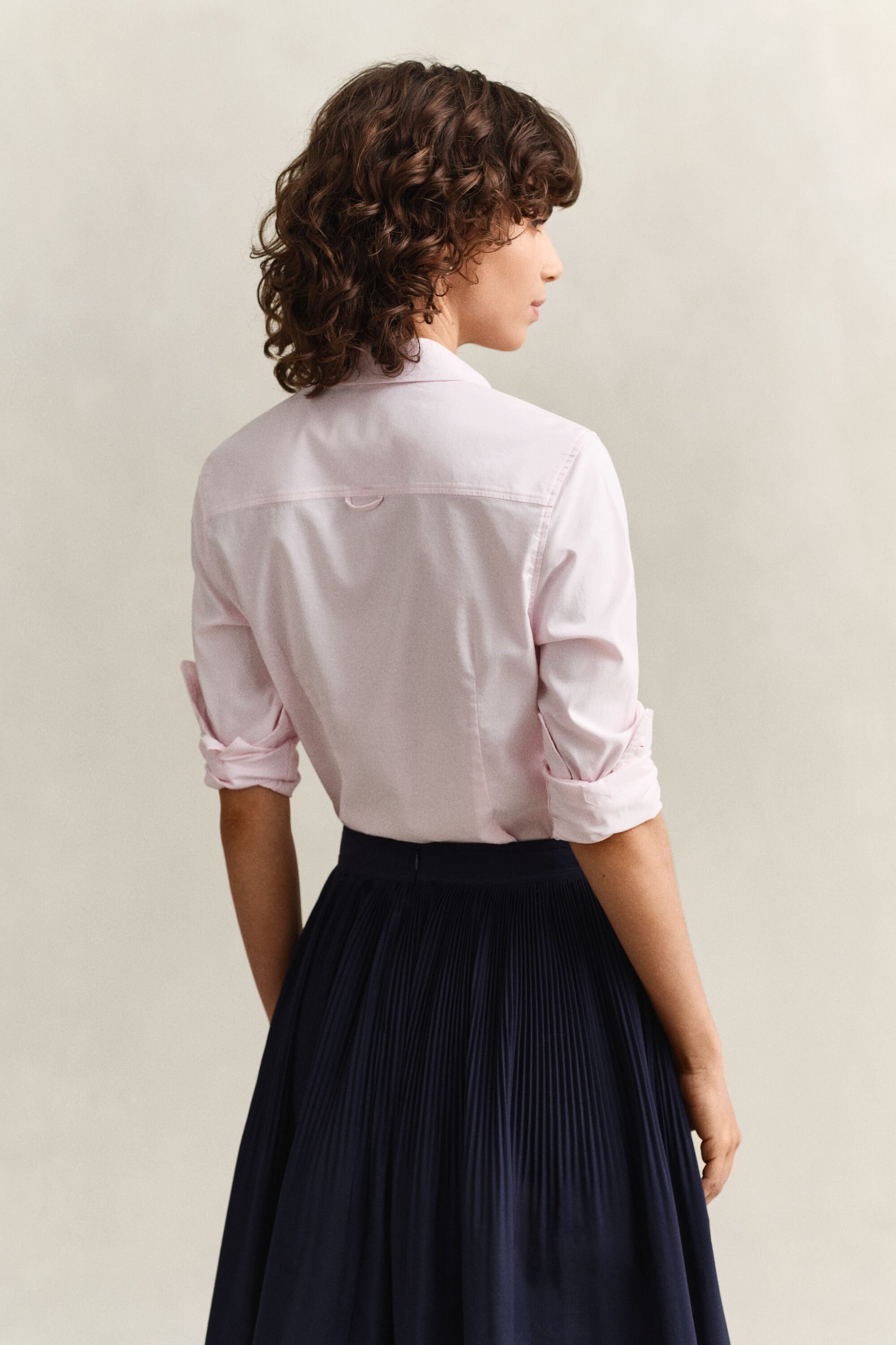 Camisa Oxford com elastano