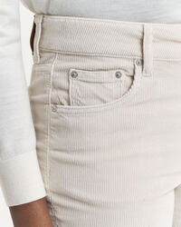 Calças de bombazina flared