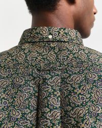 Camisa estampada com padr&atilde;o Paisley regular fit
