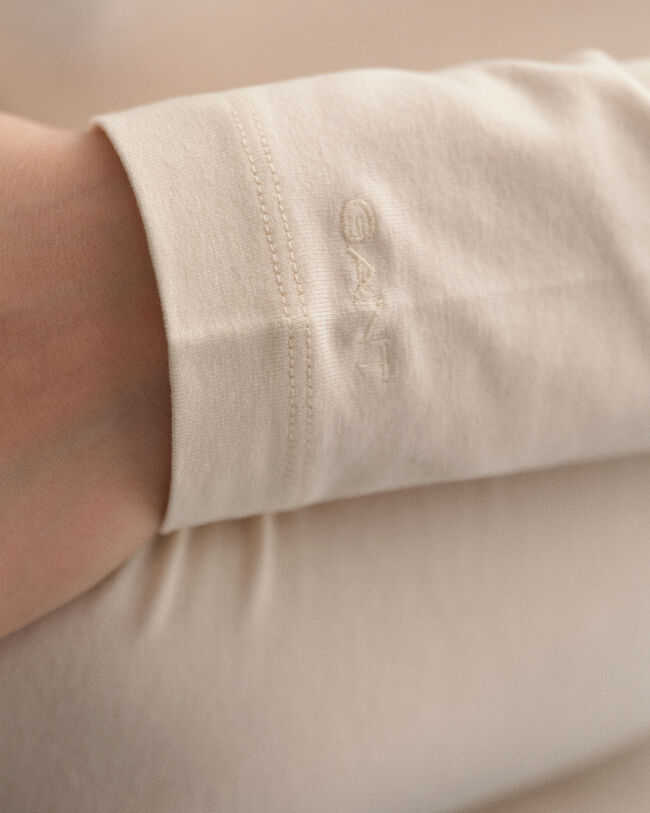 Camisola de manga comprida com gola alta