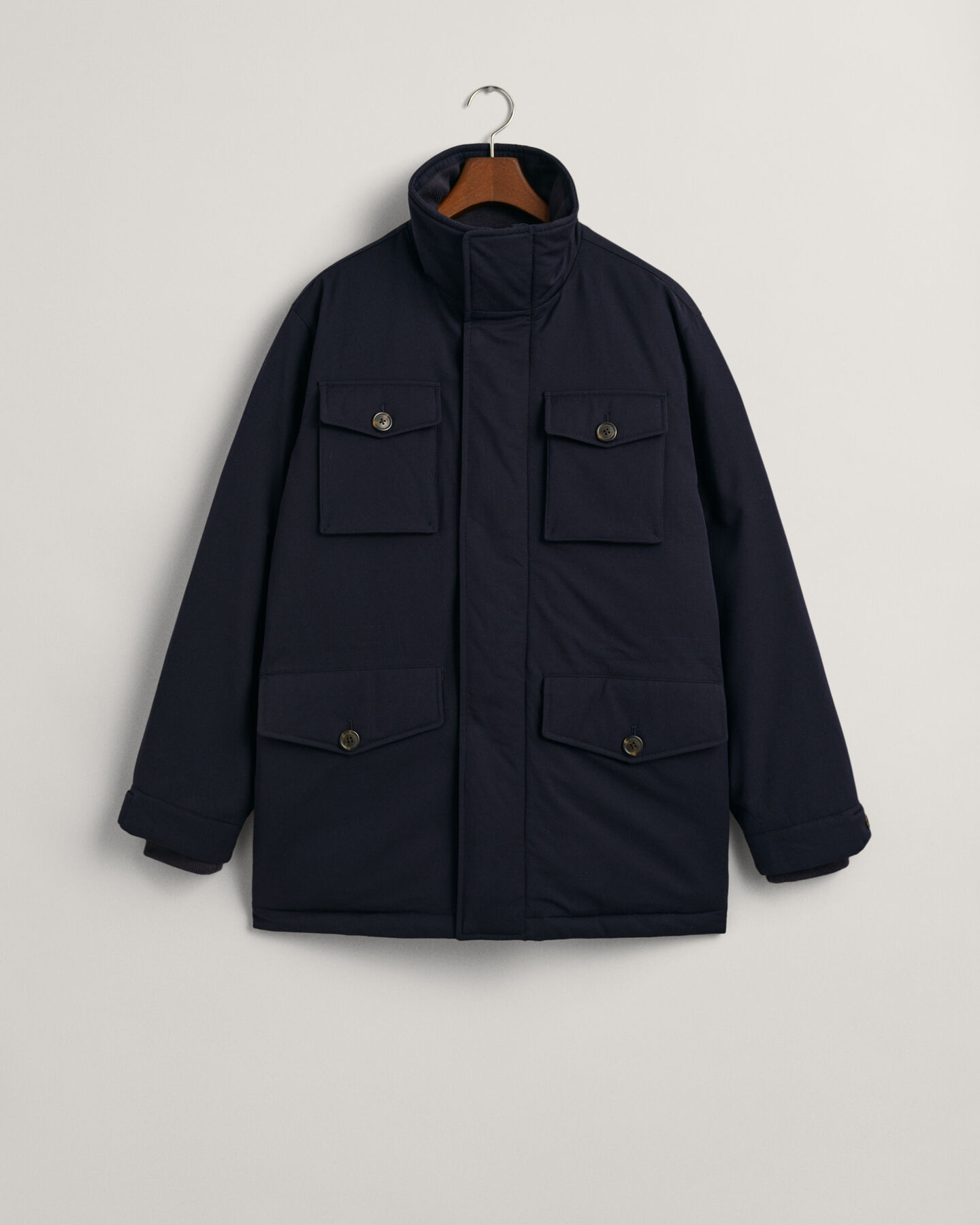 Casaco em flanela acolchoado