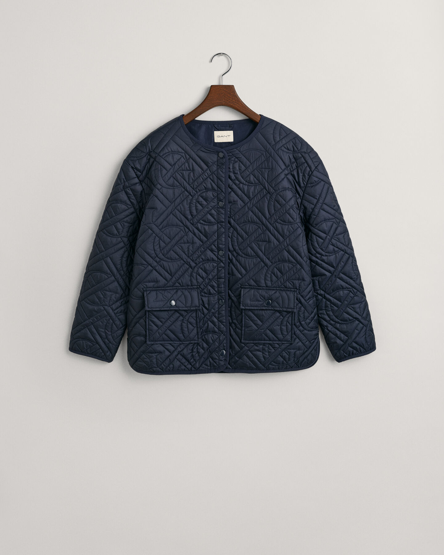 Blus&atilde;o acolchoado com forro Monogram Teen Girls