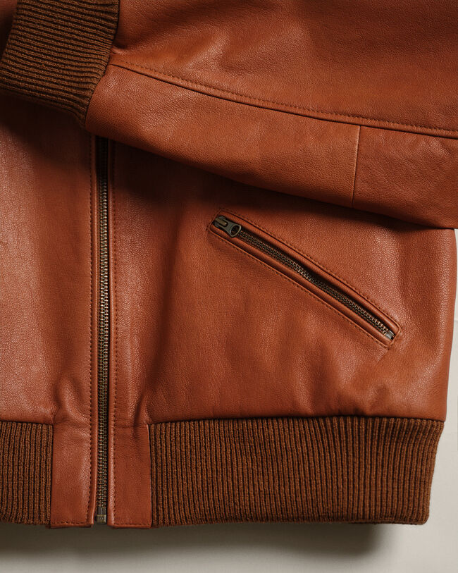 Blusão em pele Wrangler x GANT