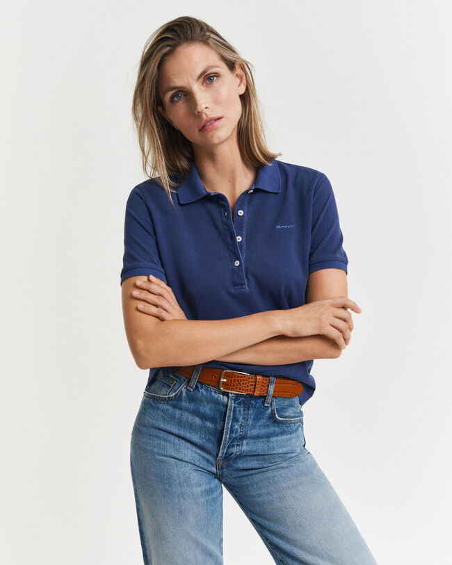 Polo em algod&atilde;o piqu&eacute; Sunfaded