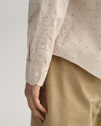 Camisa &agrave;s bolinhas Dobby slim fit