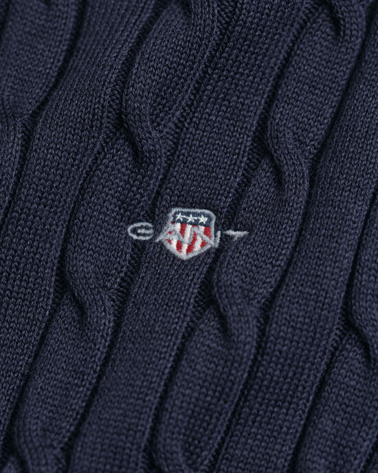 Vestido em malha entrançada em algodão com elastano Teen Girls