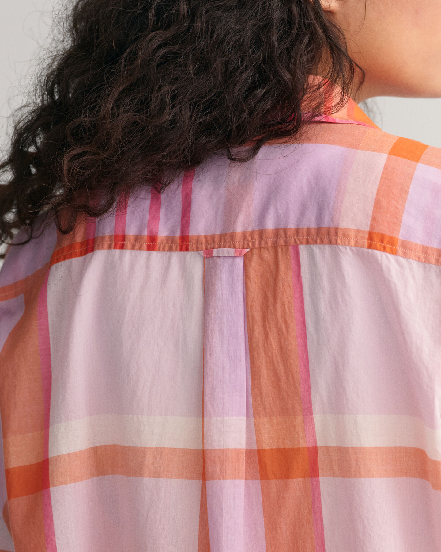 Camisa Madras oversized