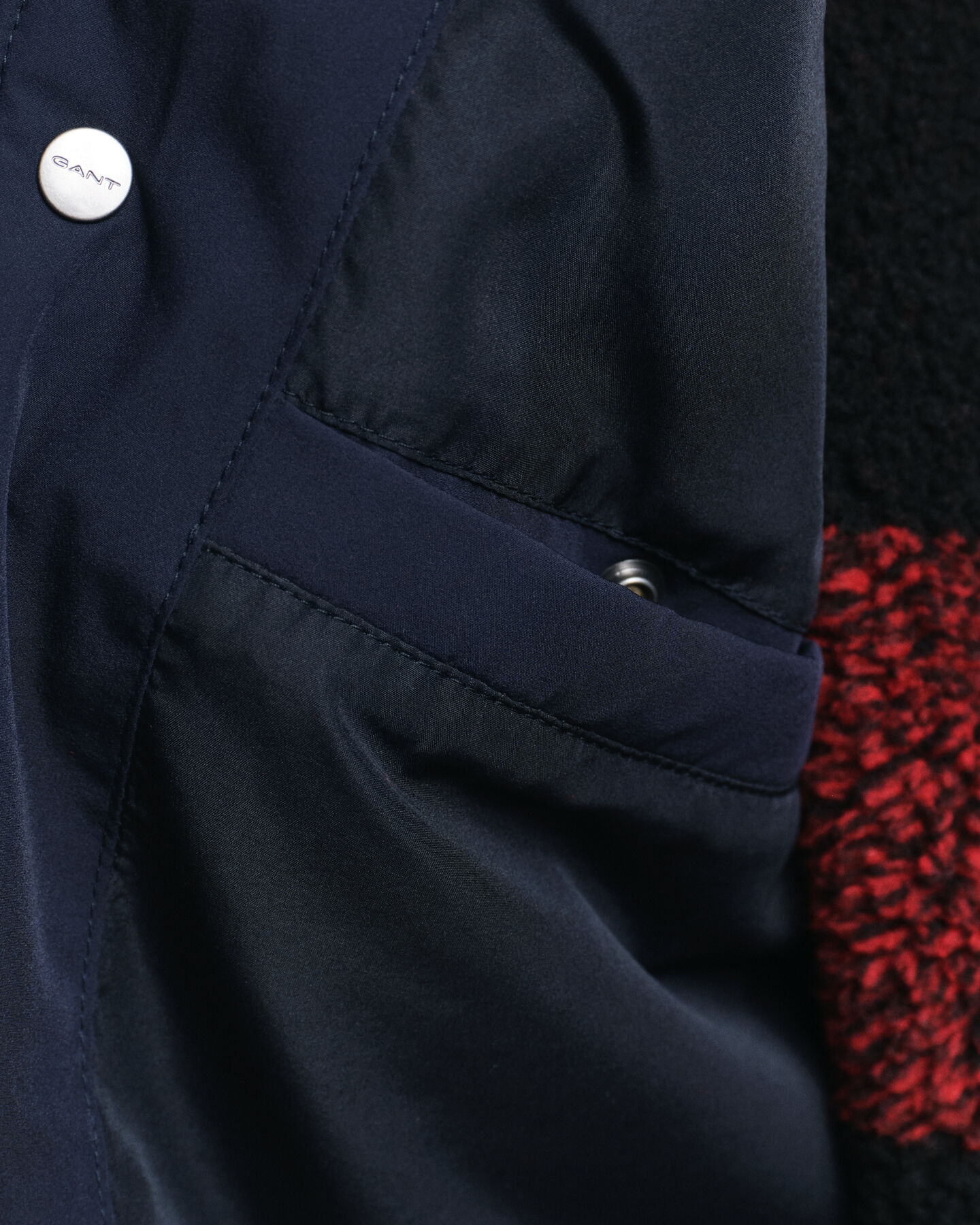 Gabardina acolchoada