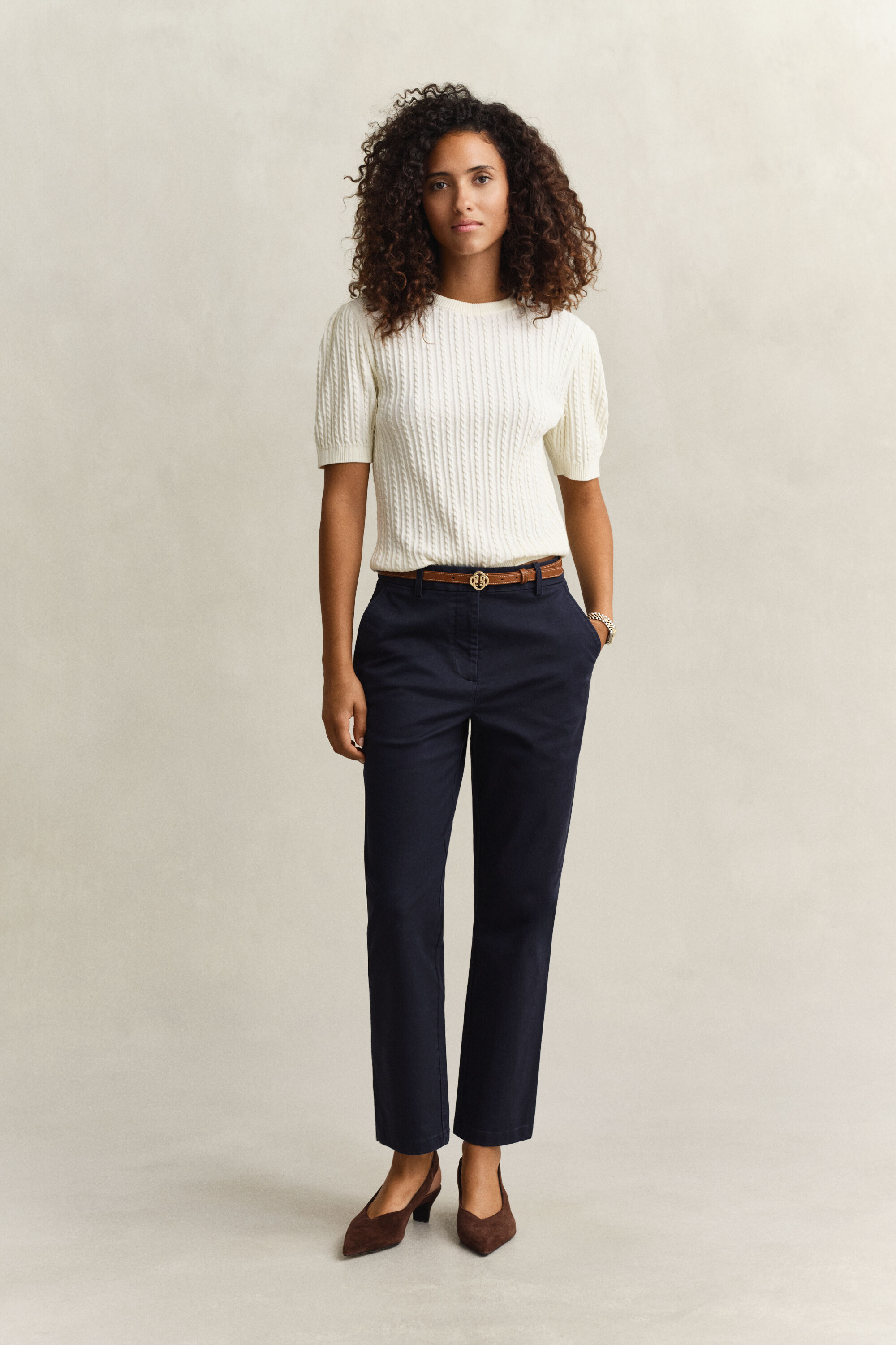 Calças chino slim fit