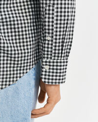 Camisa em popelina gingham Classic regular fit