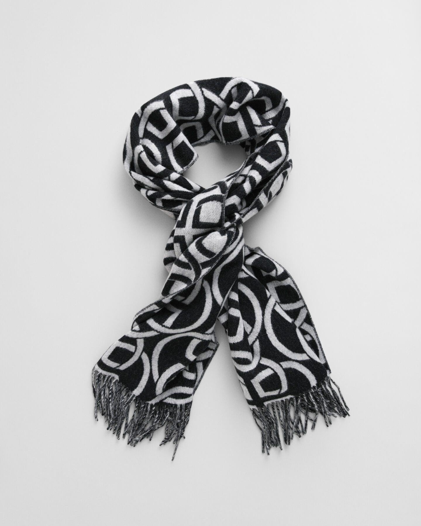 Cachecol em lã G Patterned