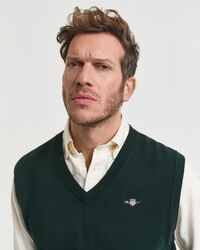 Pulover sem mangas em algodão clássico