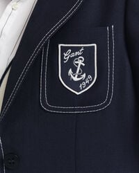 Blazer Bullion com pesponto Contrast