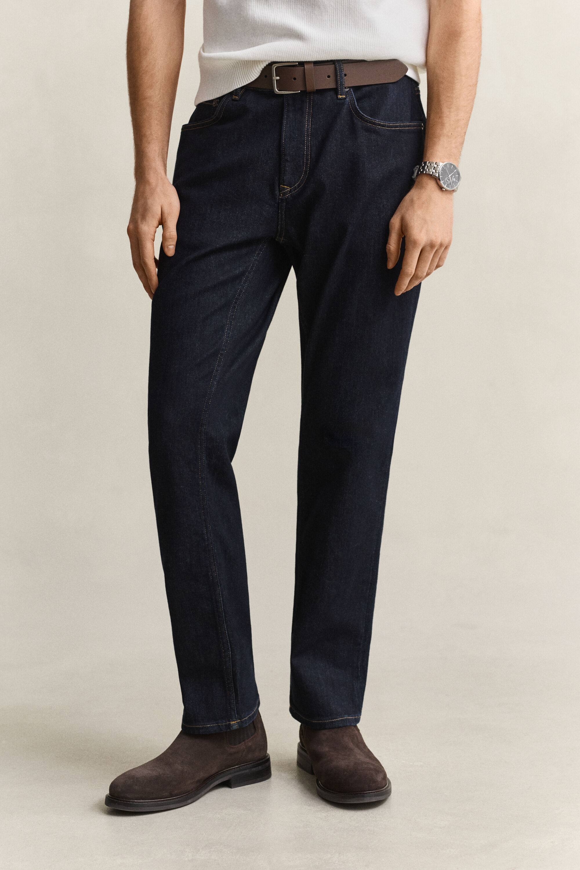 Calças de ganga Clean Wash regular fit