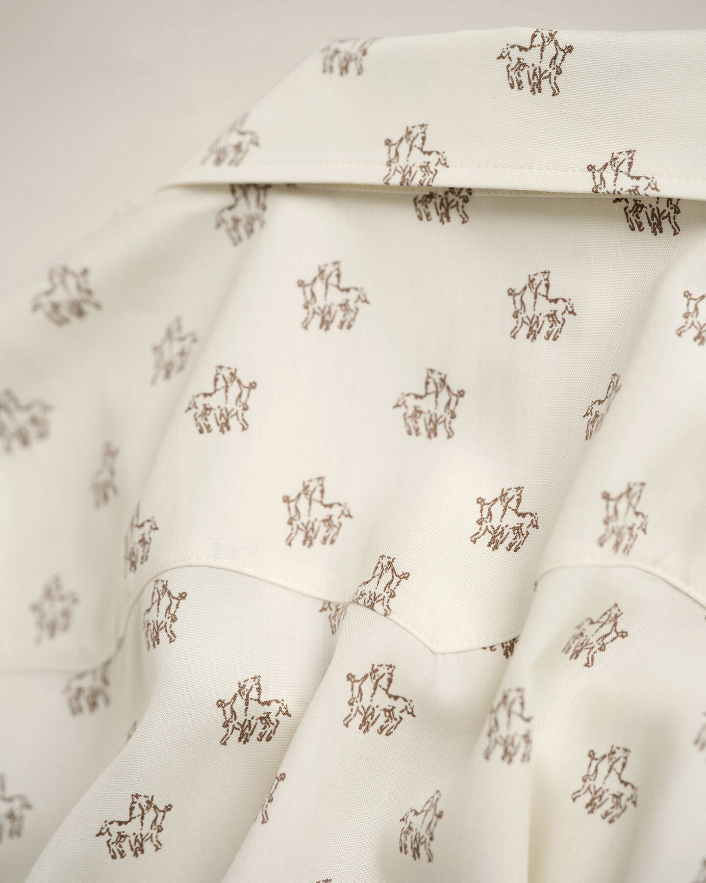 Camisa Western em seda Wrangler x GANT slim fit