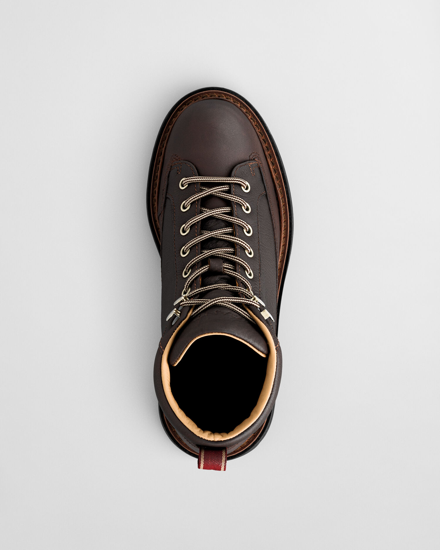 Botas de cano médio em pele Hillprep