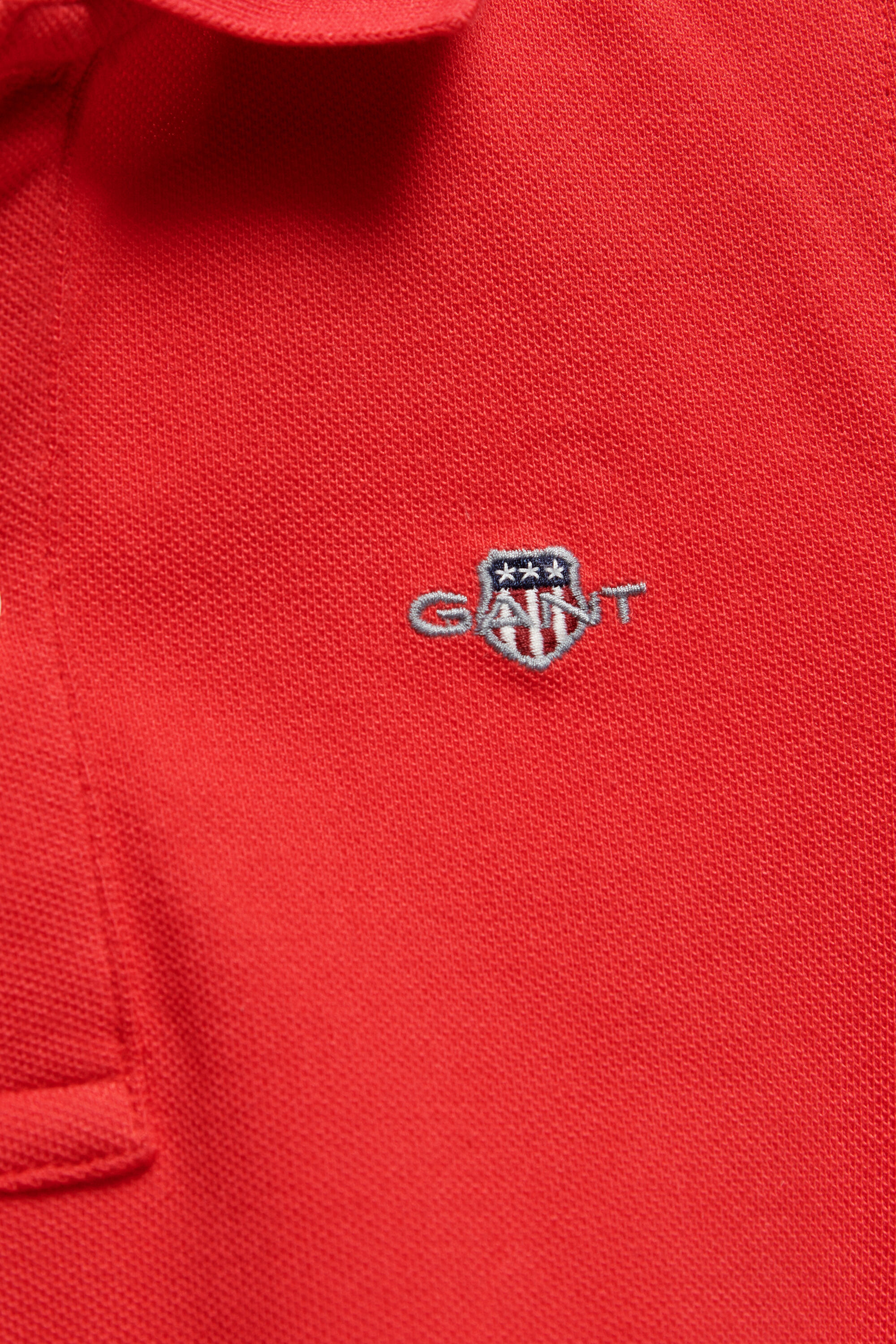 Polo em algodão piqué Shield Kids