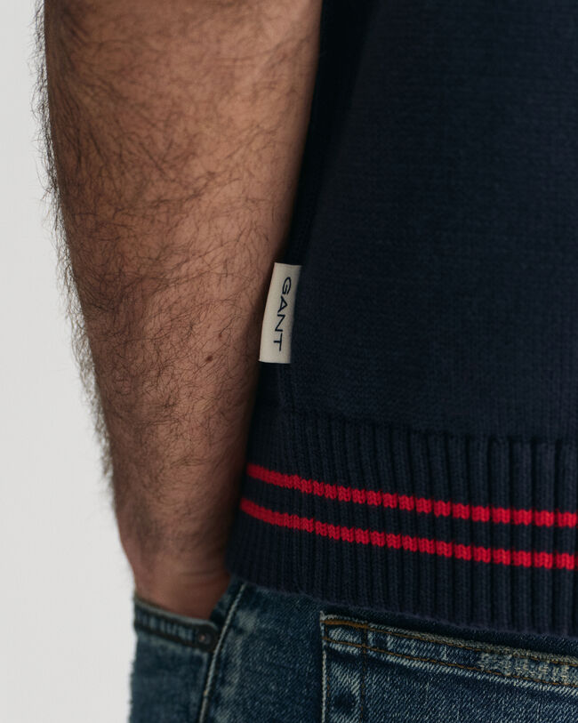 Colete com decote em V