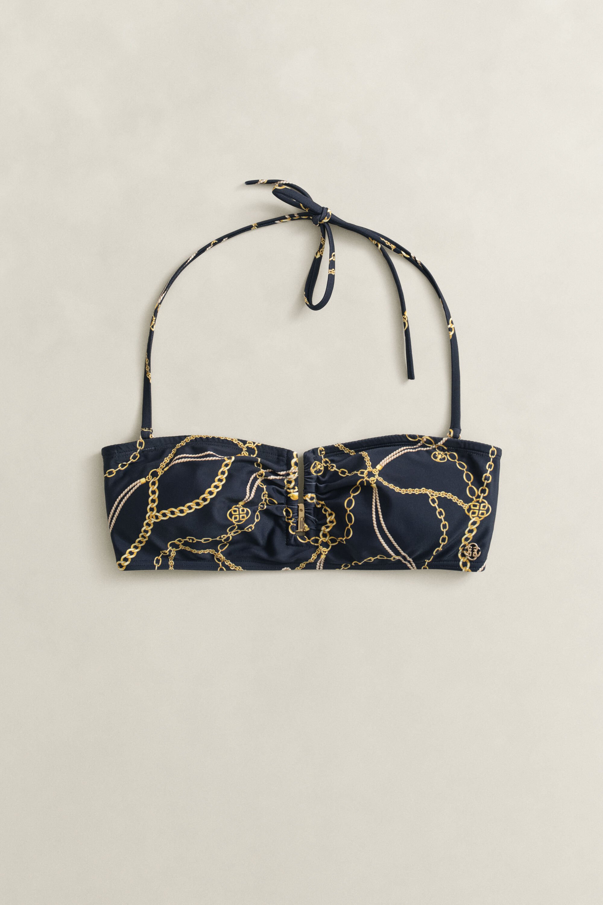 Top de biquíni Chain Print