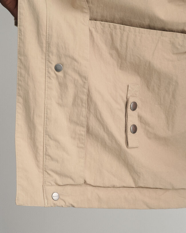 Casaco Windbreaker em algodão