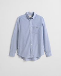 Camisa em popelina às riscas finas Classic regular fit