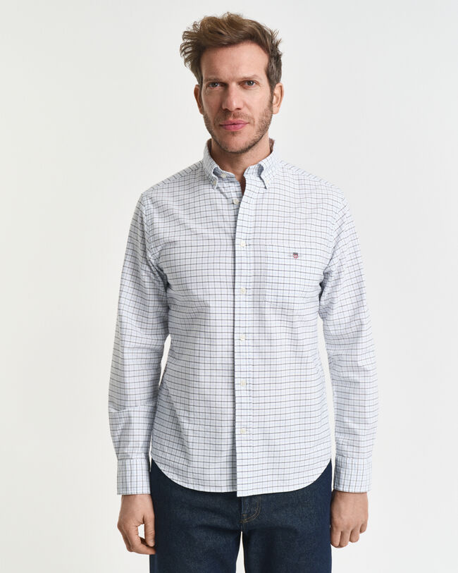 Camisa Oxford clássica Tattersall regular fit