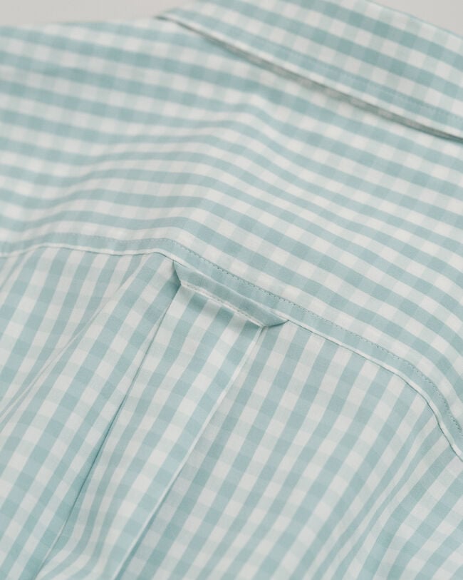 Camisa em popelina gingham regular fit