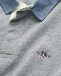 Heavy Rugger com colarinho em chambray