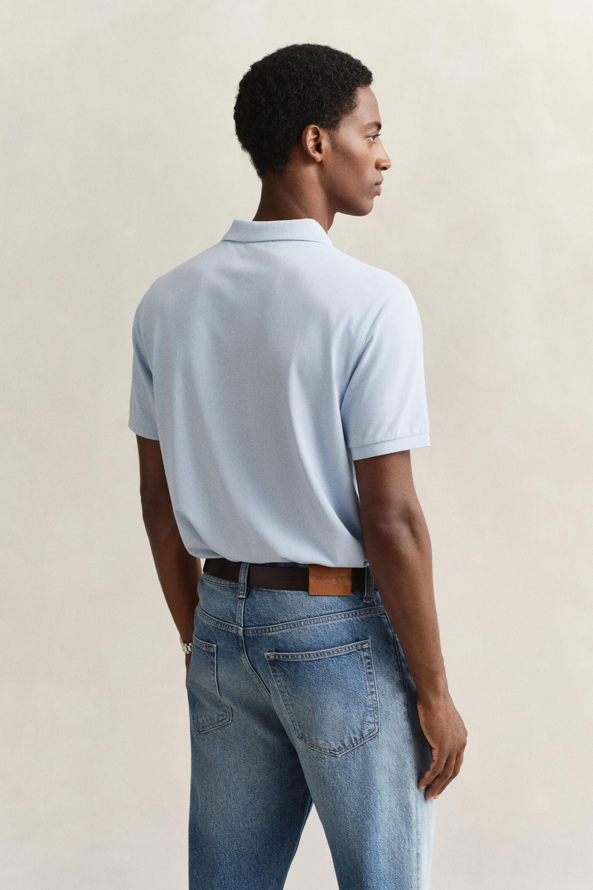 Polo em algodão piqué Shield regular fit