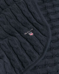 Cobertor em malha de algodão entrançada Baby