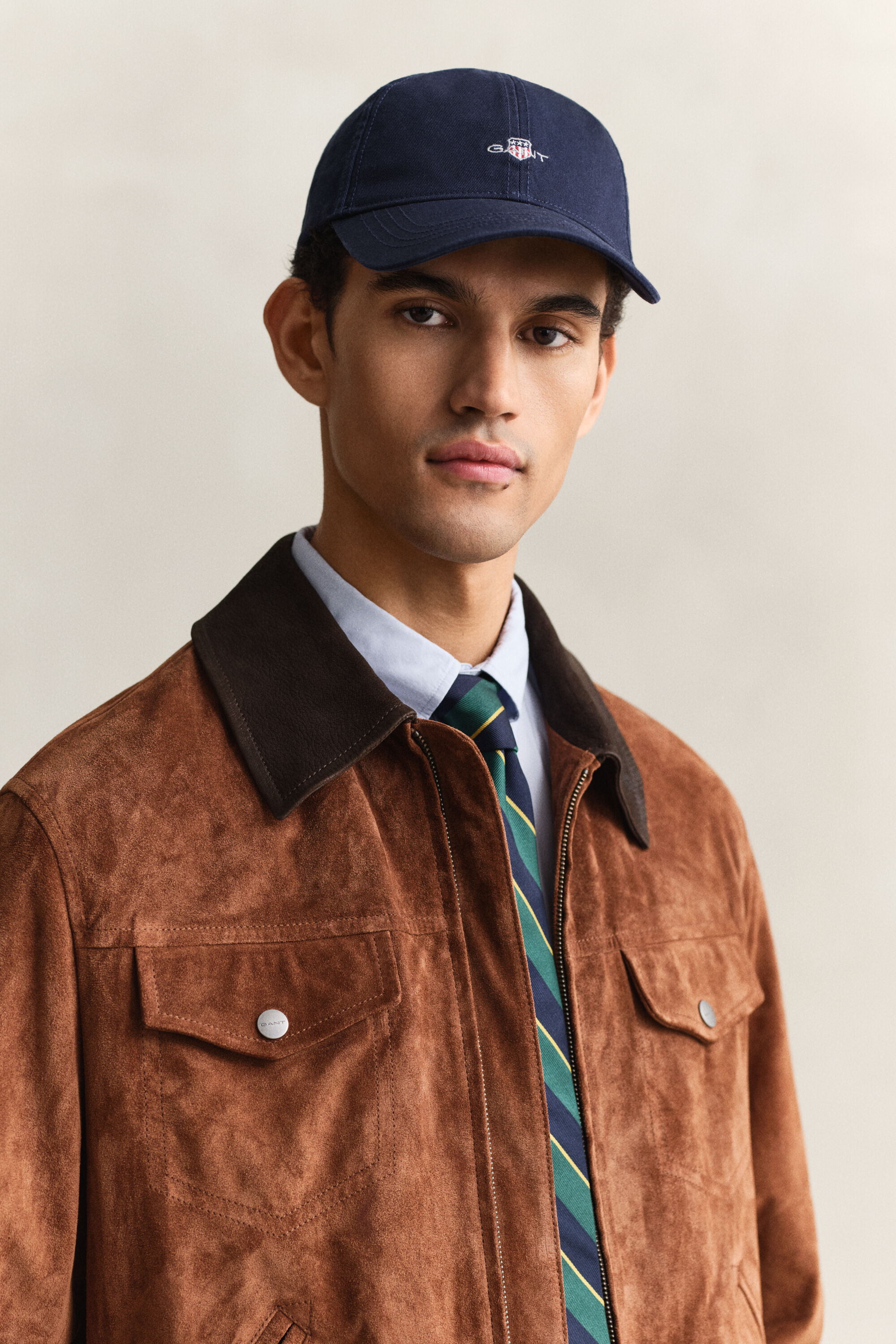 Boné em sarja de algodão Shield