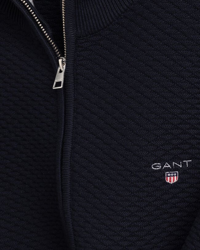 Casaco com fecho de correr Triangle Texture