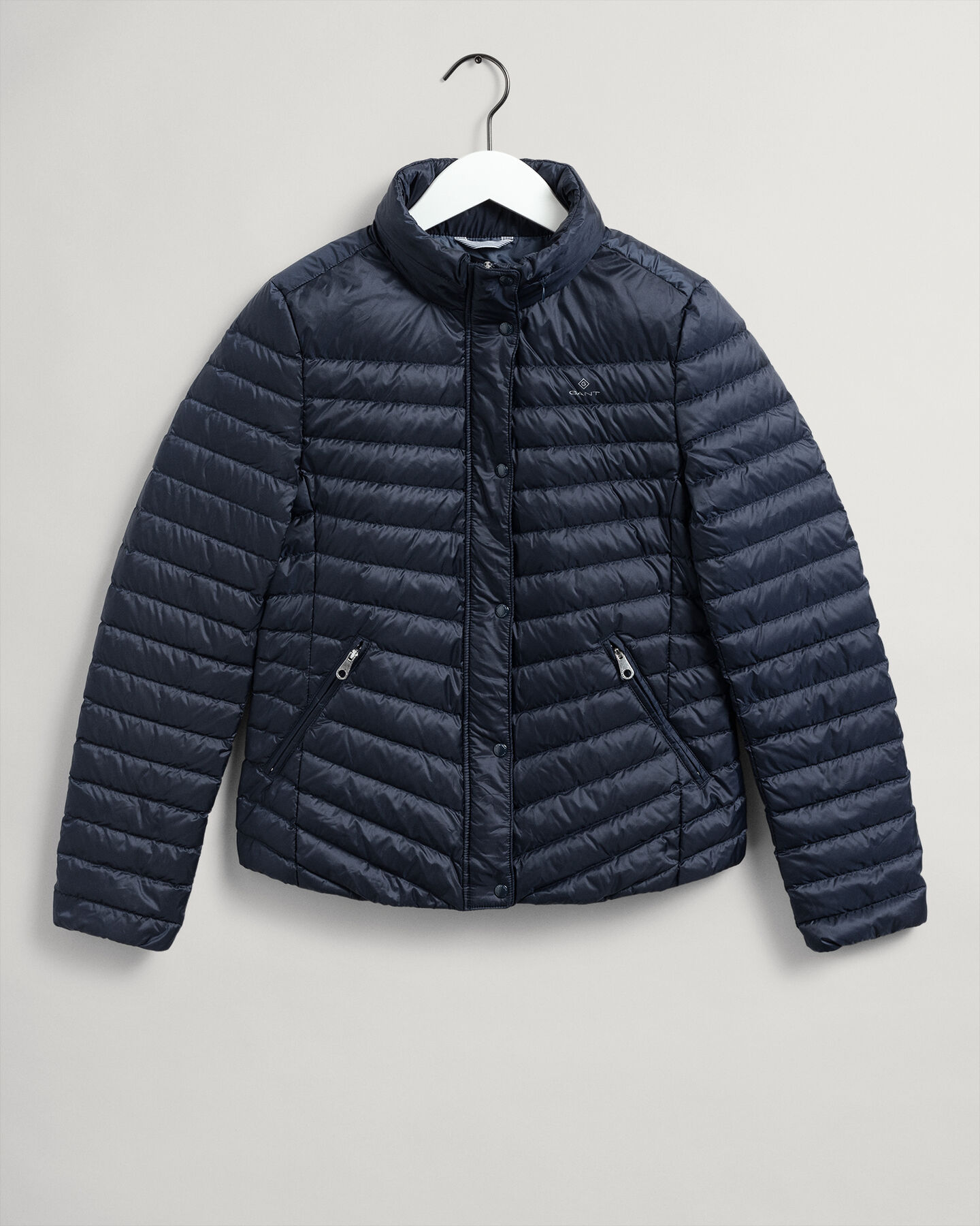 Casaco de penas leve