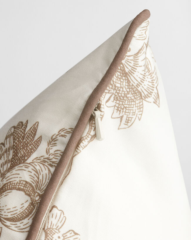 Capa de almofada acetinada com estampado Tree