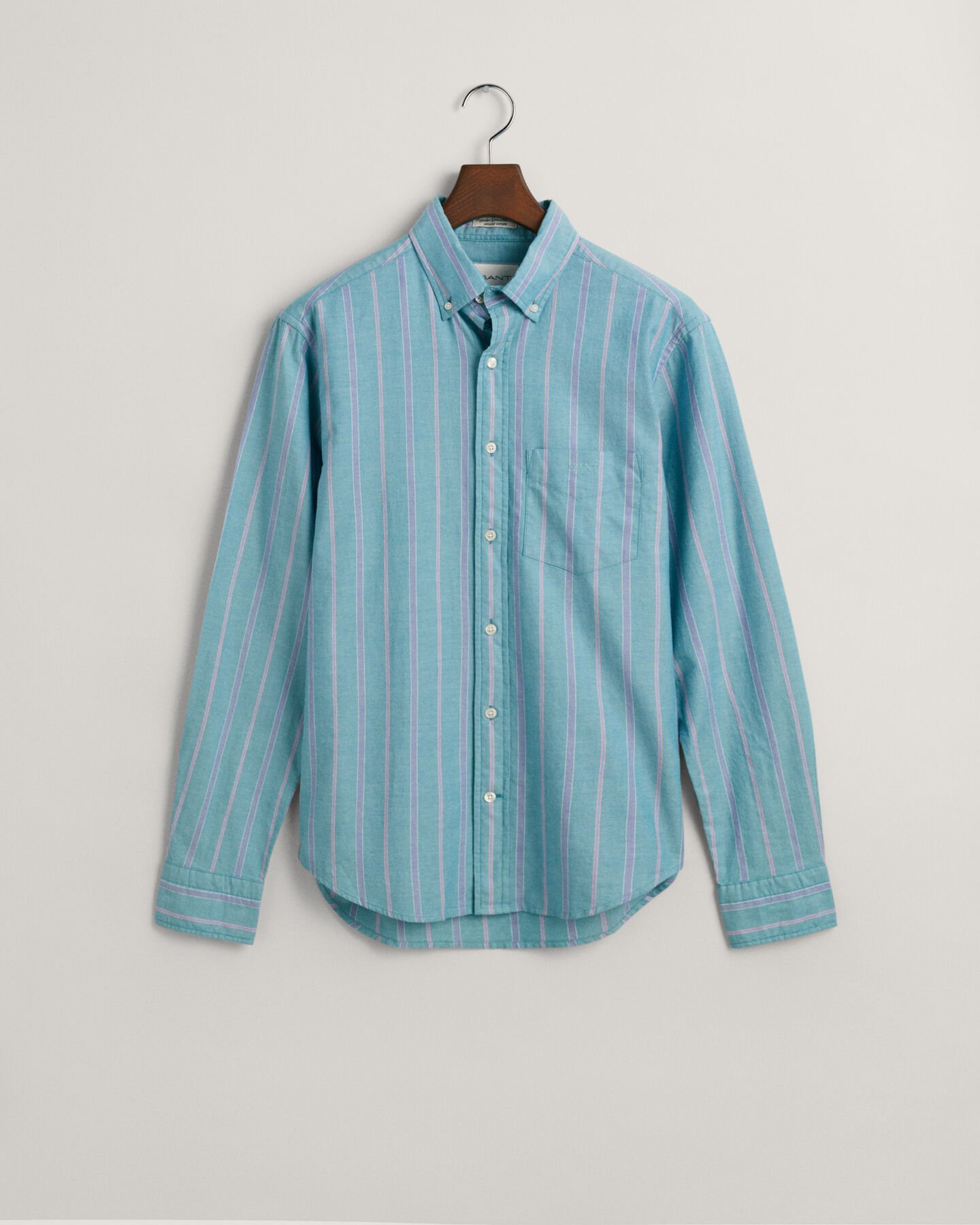 Camisa Oxford Archive &agrave;s riscas regular fit 