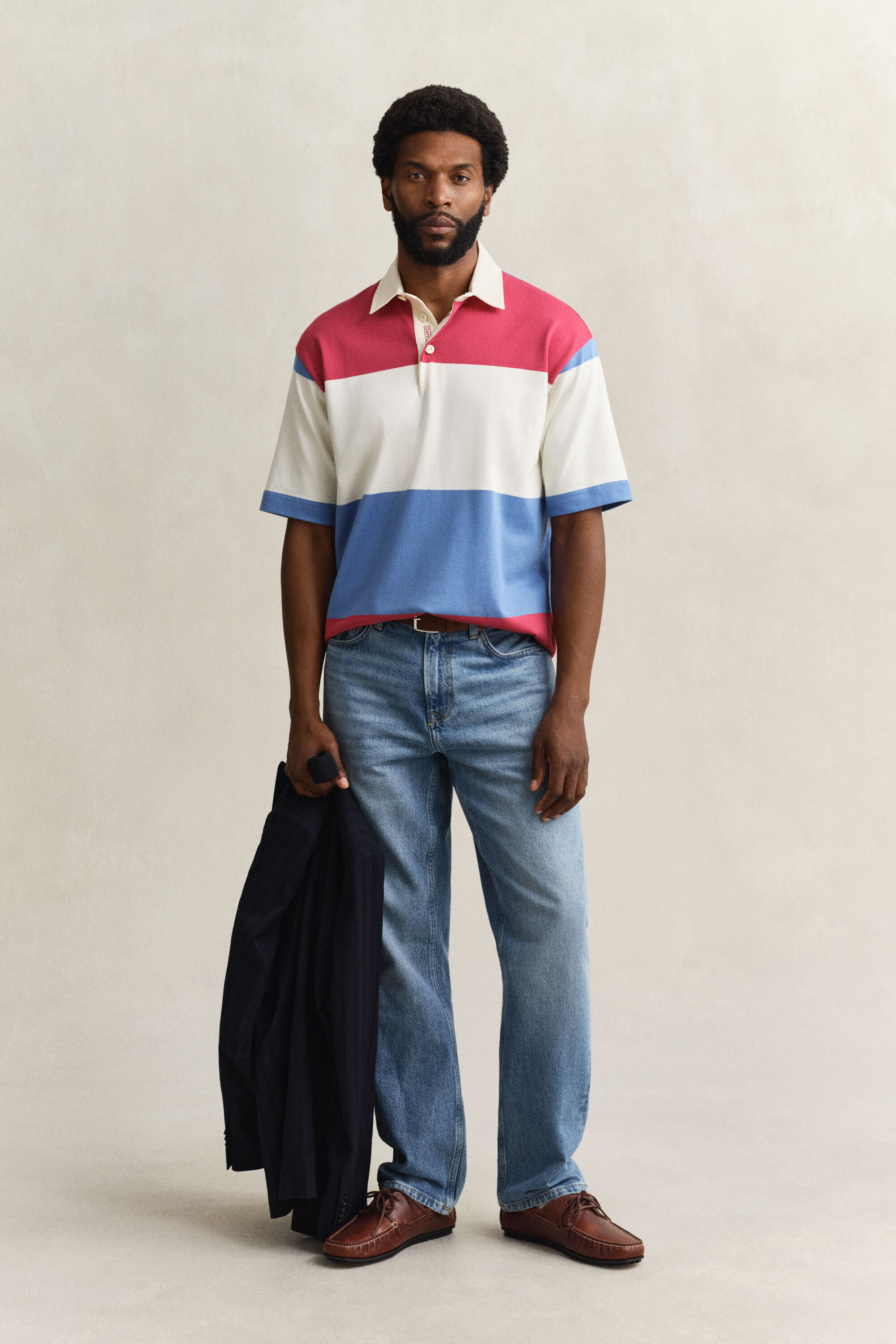 Rugger de manga curta