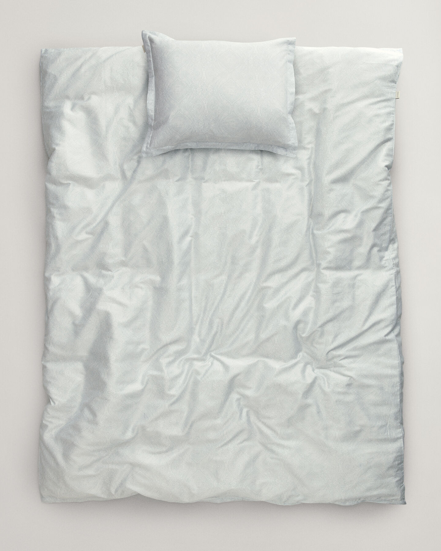 Conjunto de cama individual com padrão paisley clássico