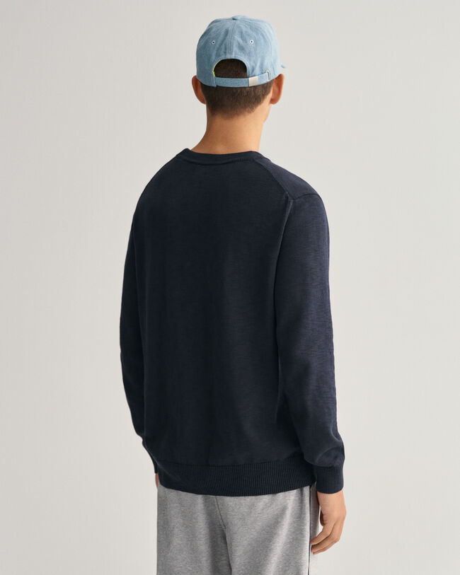 Pulover com decote redondo Cotton Flamme