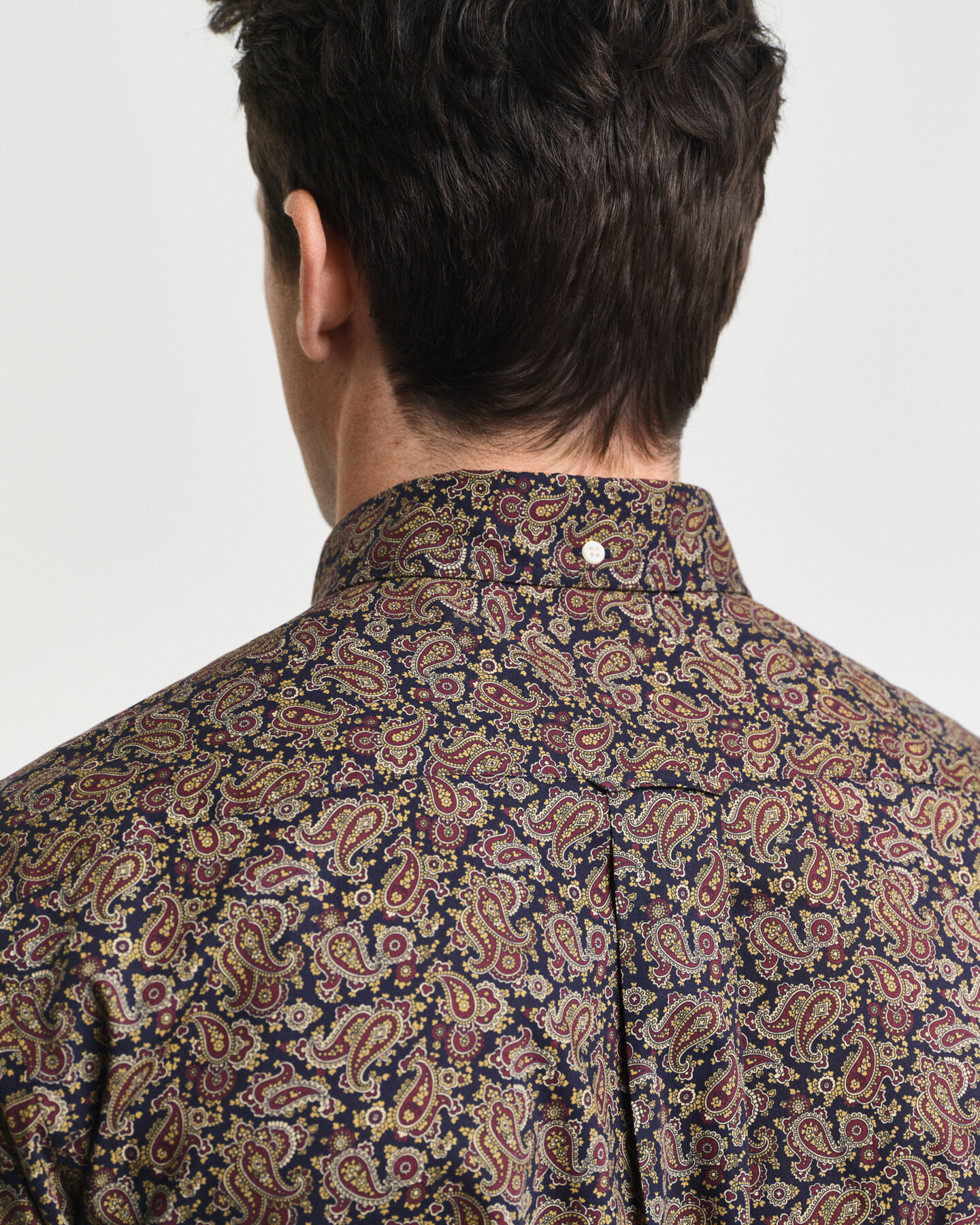 Camisa estampada com padrão Paisley regular fit