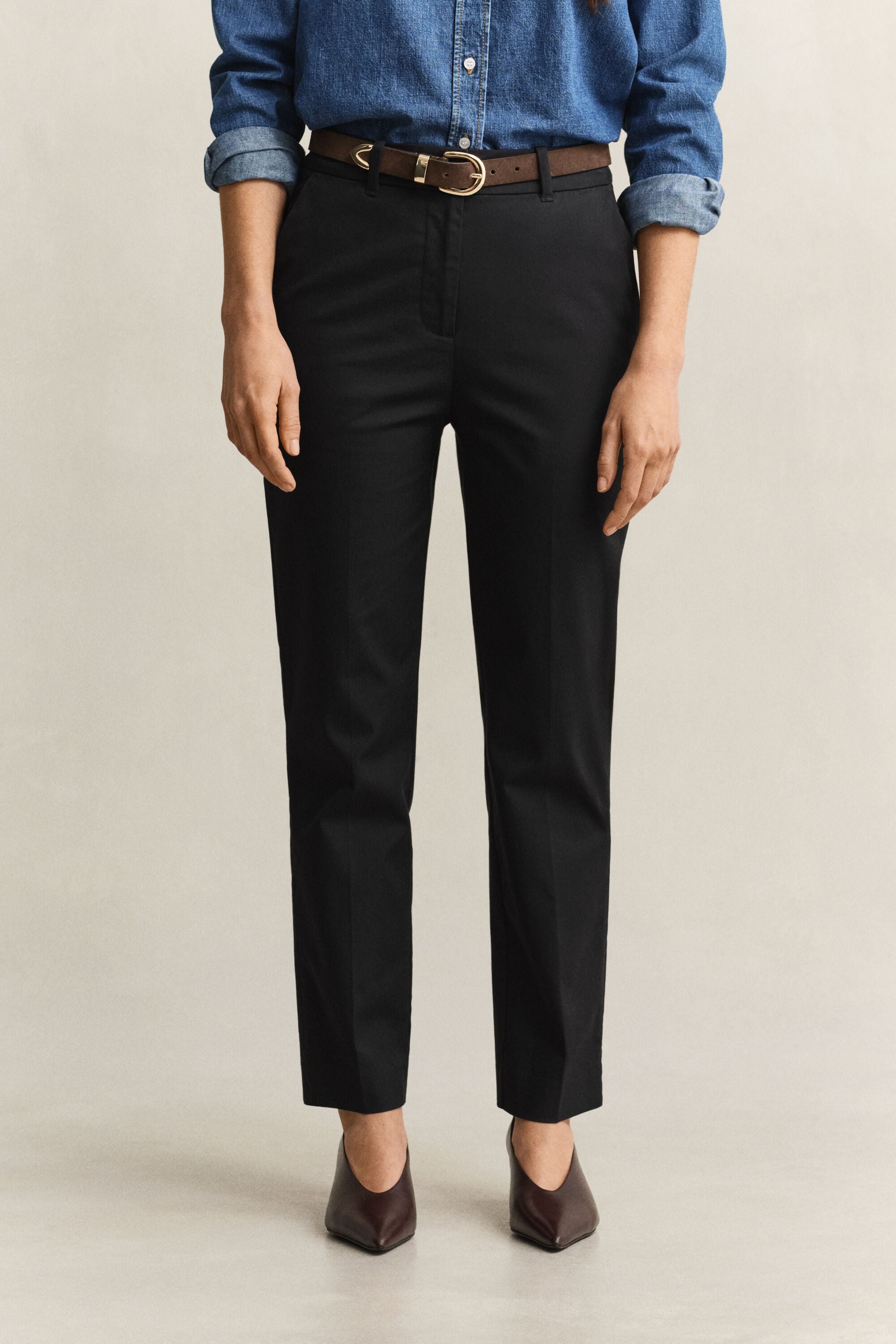 Calças slim fit