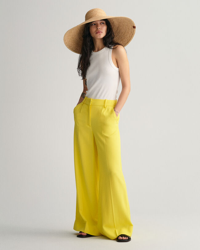 Calças Fluid com perna larga