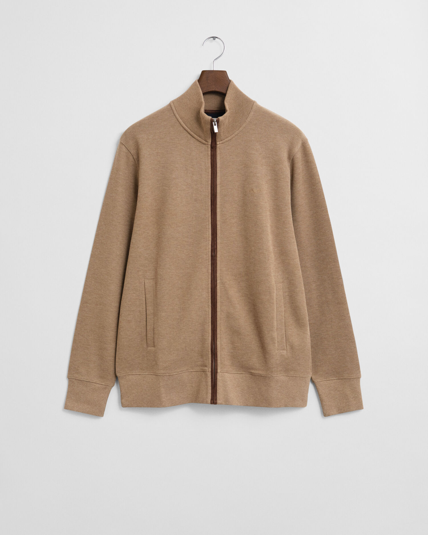 Casaco de malha com fecho de correr Sacker Rib