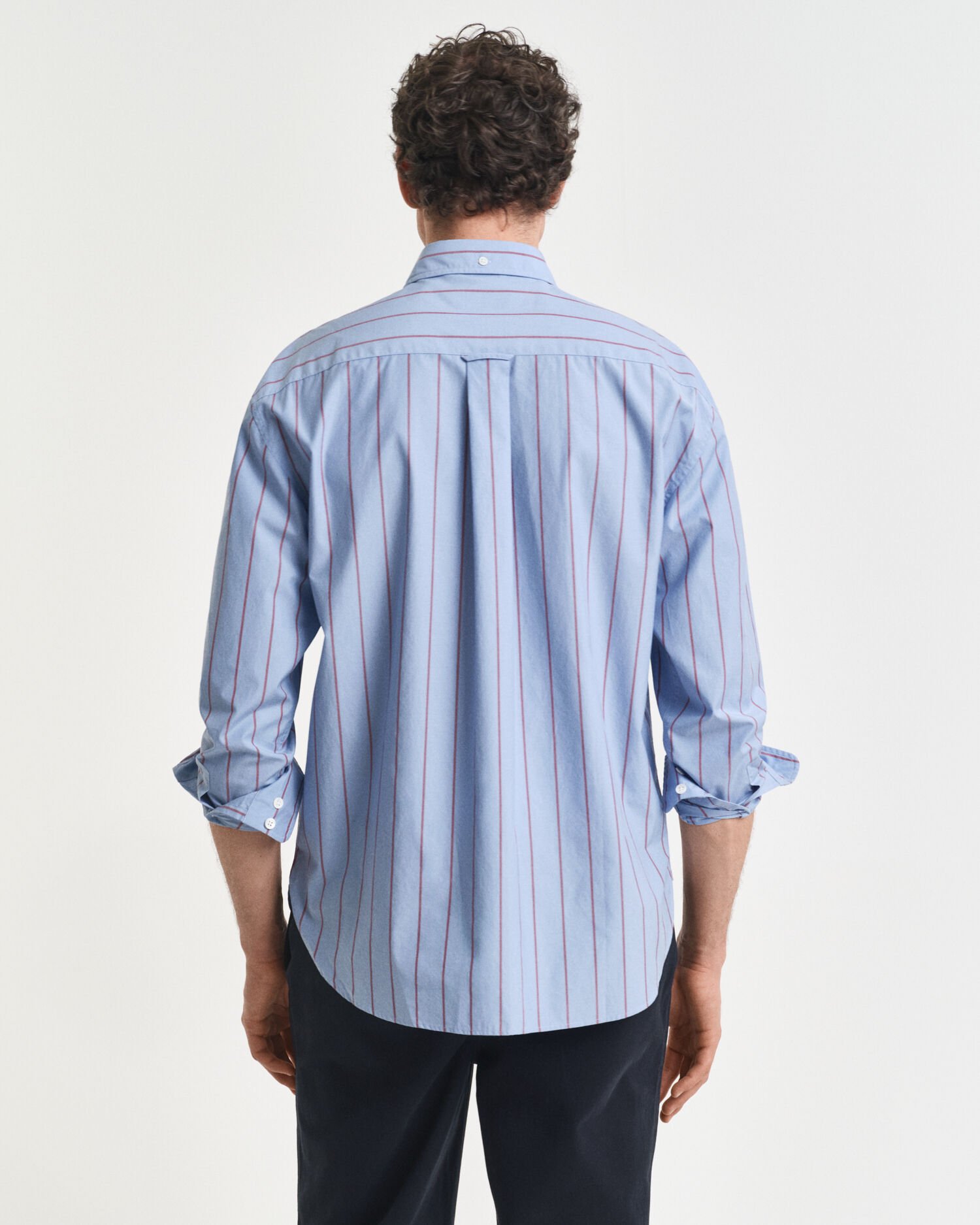 Camisa Heritage Poplin às riscas relaxed fit