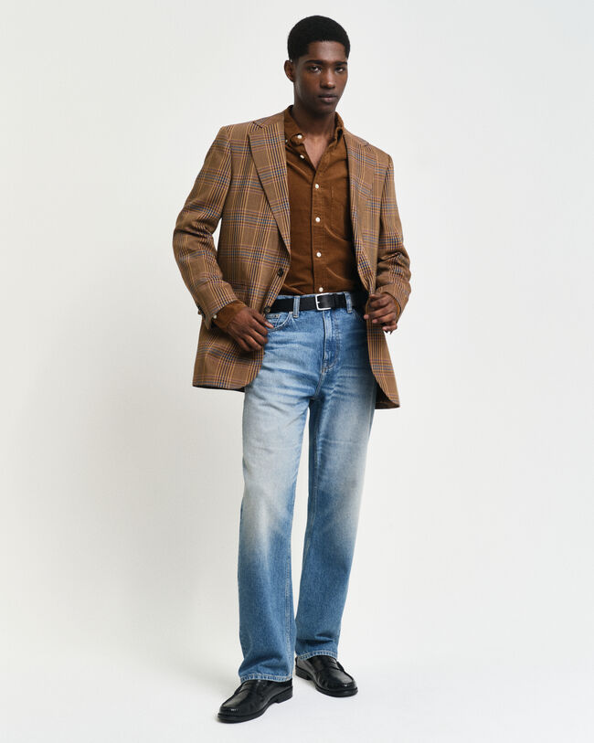 Camisa de bombazina regular fit