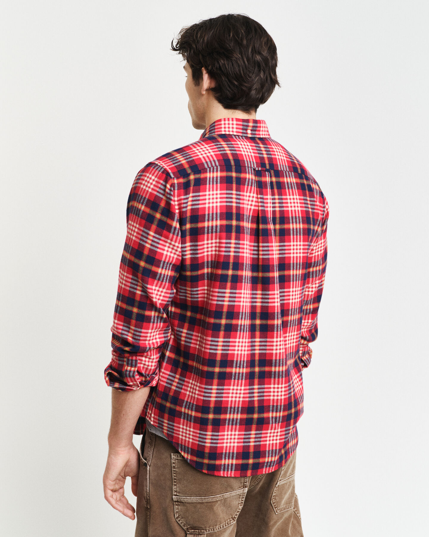 Camisa de flanela em xadrez regular fit