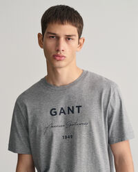T-shirt com estampado GANT Script Graphic