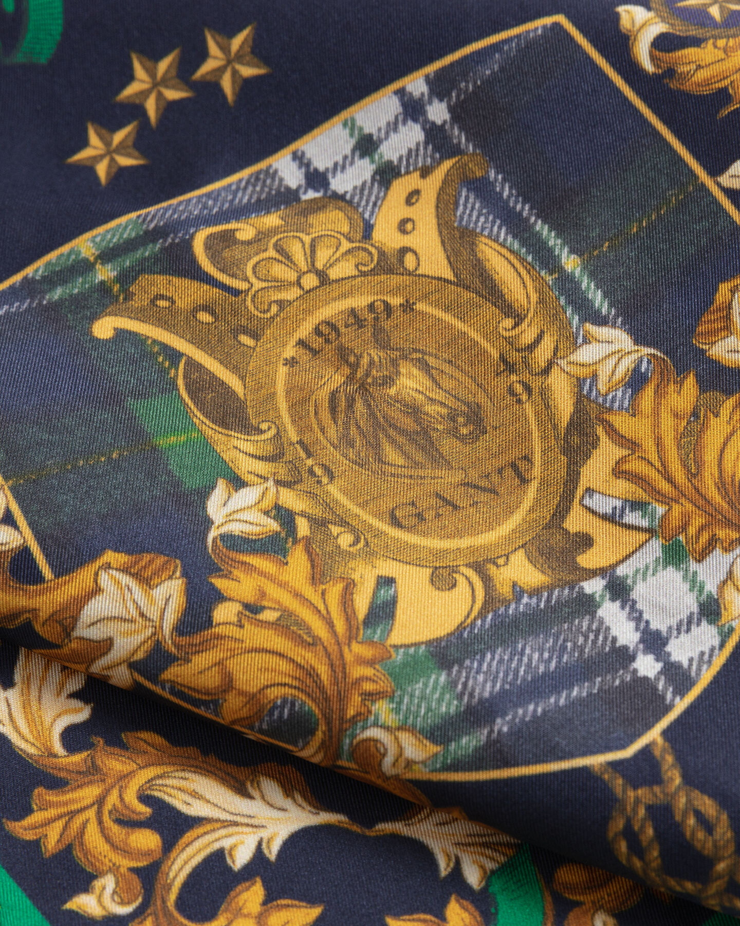 Lenço de bolso com estampado Chain