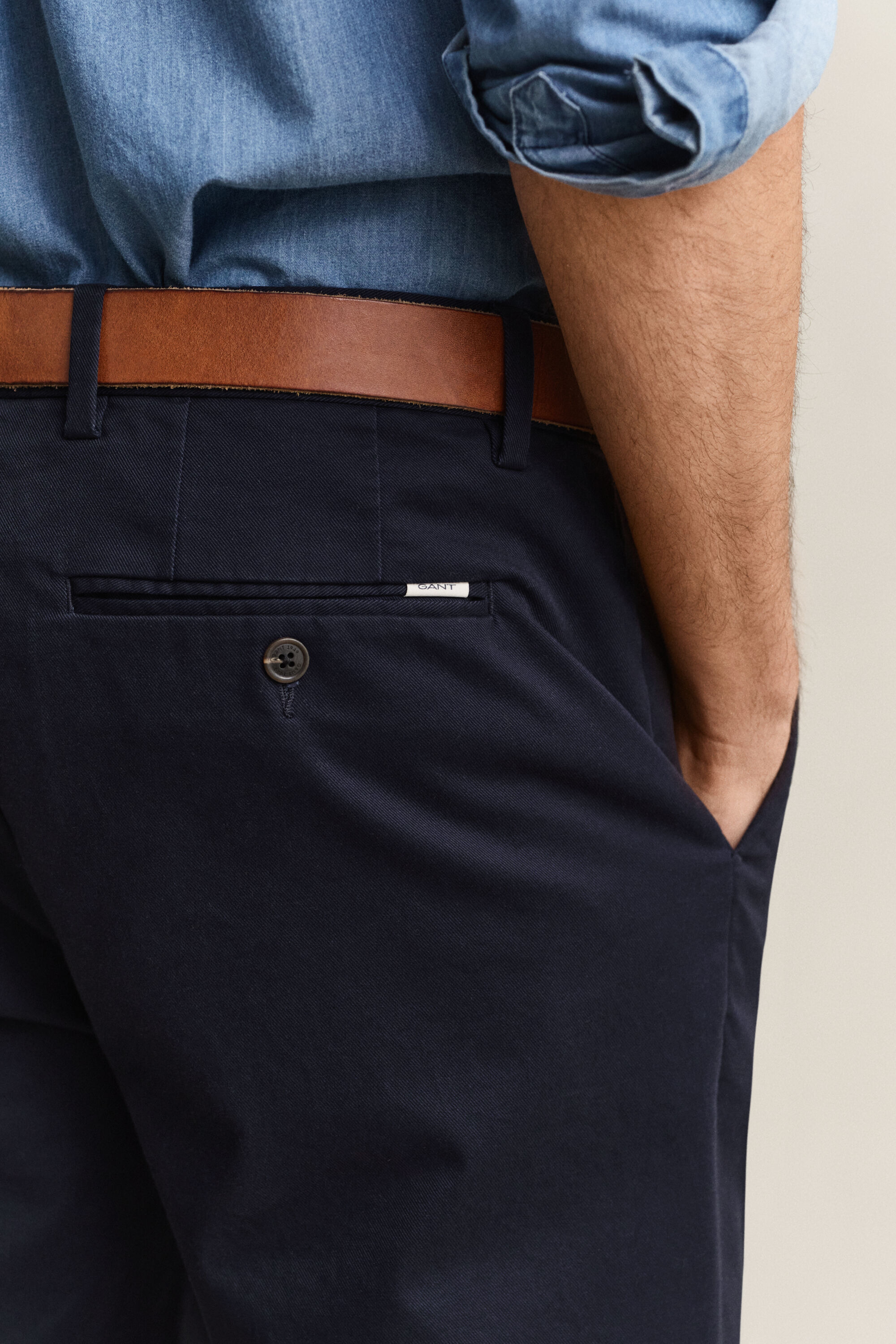 Calças chino elegantes regular fit