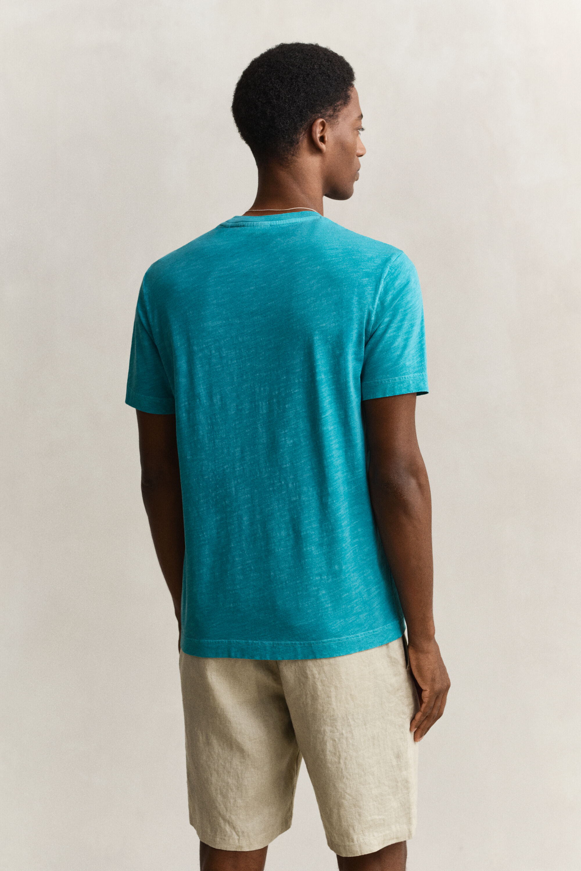 T-shirt com efeito desgastado